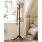Adjustable Height Solid Wood Coat Rack Stand with 10 Hooks for Entryway Living Room and Office
